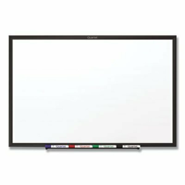 Quartet Mfg. Quartet, CLASSIC SERIES TOTAL ERASE DRY ERASE BOARD, 96 X 48, WHITE SURFACE, BLACK FRAME S538B